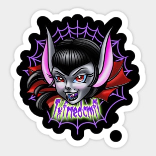 Vamp girl Sticker